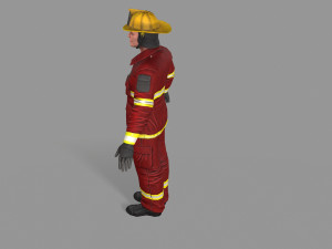 fire fighter 3D Model