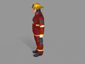 fire fighter 3D Model