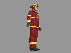 fire fighter 3D Model