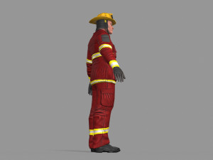fire fighter 3D Model
