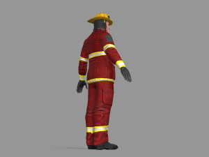 fire fighter 3D Model
