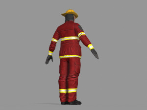 fire fighter 3D Model