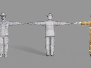 fire fighter 3D Model