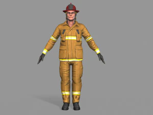 fire fighter 3D Model