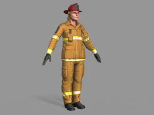 fire fighter 3D Model