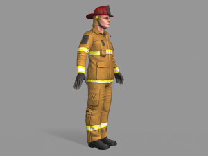 fire fighter 3D Model
