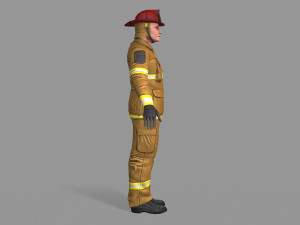 fire fighter 3D Model