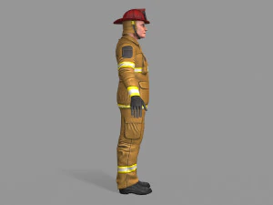 fire fighter 3D Model