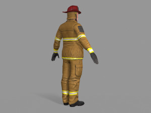 fire fighter 3D Model