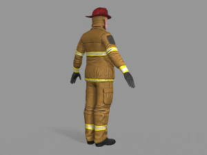 fire fighter 3D Model