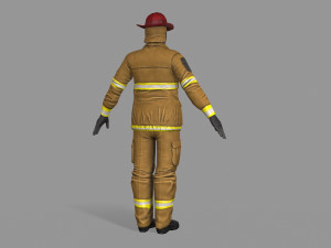 fire fighter 3D Model
