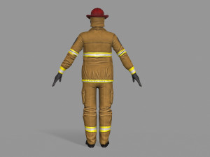 fire fighter 3D Model