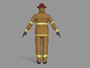 fire fighter 3D Model