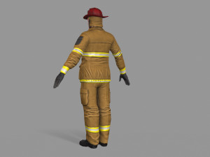 fire fighter 3D Model