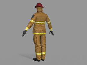 fire fighter 3D Model