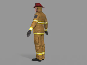 fire fighter 3D Model