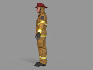 fire fighter 3D Model
