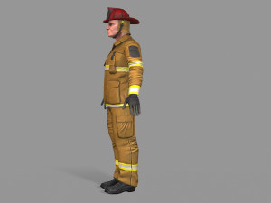 fire fighter 3D Model