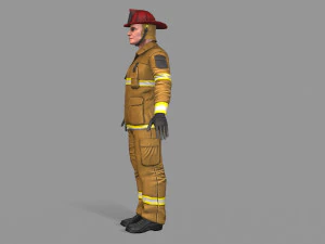 fire fighter 3D Model