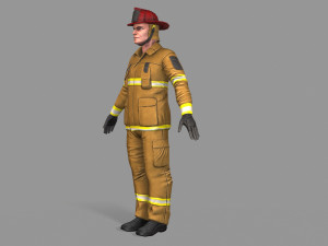 fire fighter 3D Model