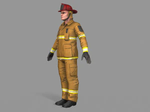 fire fighter 3D Model