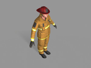 fire fighter 3D Model