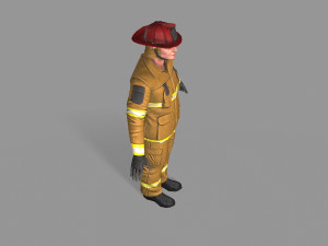 fire fighter 3D Model