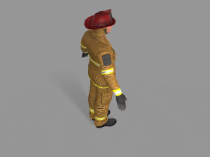 fire fighter 3D Model