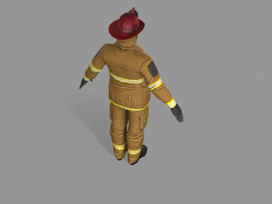 fire fighter 3D Model