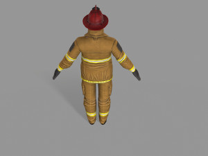fire fighter 3D Model