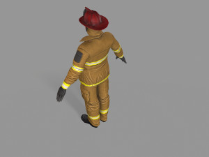 fire fighter 3D Model