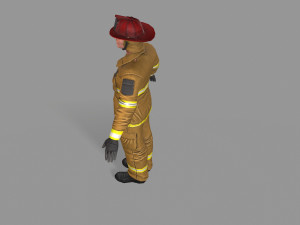 fire fighter 3D Model