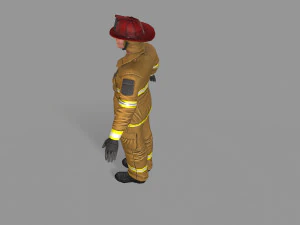 fire fighter 3D Model