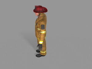 fire fighter 3D Model