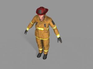 fire fighter 3D Model