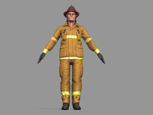 fire fighter 3D Model