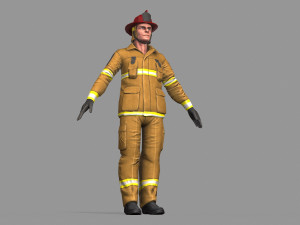 fire fighter 3D Model