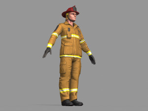 fire fighter 3D Model