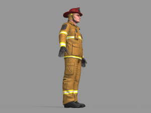 fire fighter 3D Model