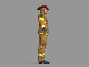 fire fighter 3D Model