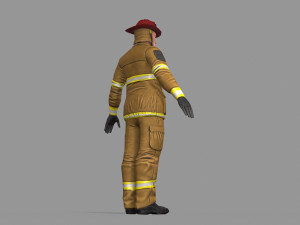 fire fighter 3D Model