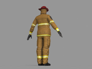 fire fighter 3D Model