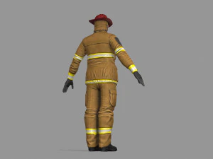 fire fighter 3D Model