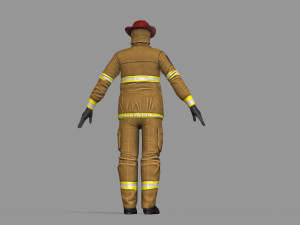 fire fighter 3D Model