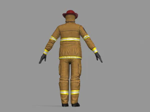 fire fighter 3D Model