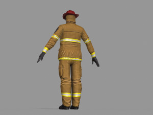 fire fighter 3D Model
