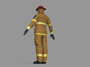 fire fighter 3D Model