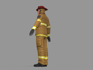 fire fighter 3D Model