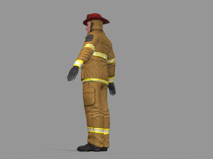 fire fighter 3D Model