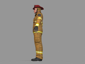 fire fighter 3D Model